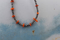 Sooner chip Navajo necklace
