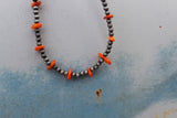 Sooner chip Navajo necklace