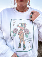 Good luck cowboy sweater