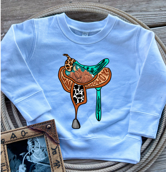 Baby howdy saddle