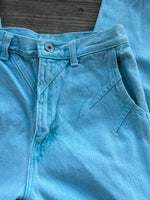 Pastel light-blue wranglers (sz: 6)