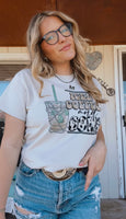 Iced coffee & cows tee