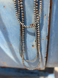 Triple stack Navajo pearl necklace