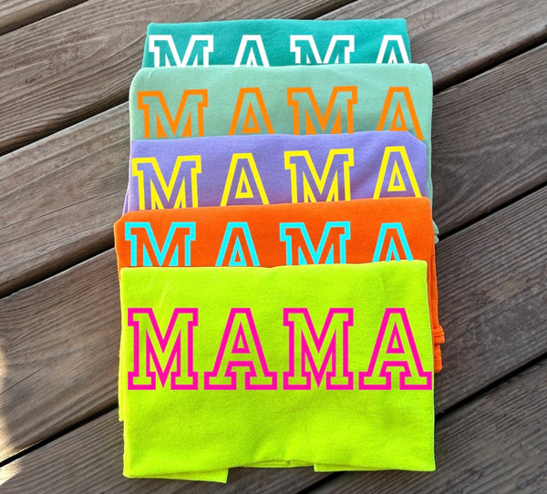 Neon MAMA tee