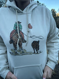 Roped ragged hoodie