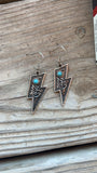 Bolt baby earrings