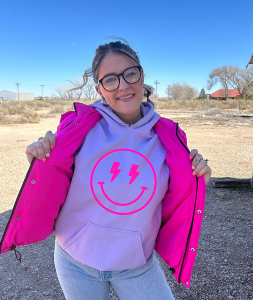 Smiley face hoodie