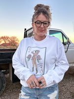 Good luck cowboy sweater
