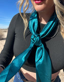 Teal wild rag