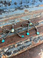 Navajo pearl Bow earrings