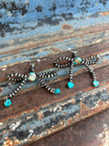 Navajo pearl Bow earrings