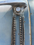 Triple stack Navajo pearl necklace