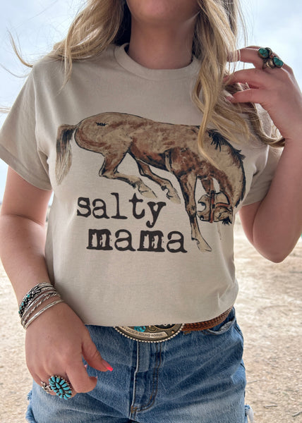 Salty mama tee