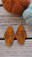 Saddle up earrings