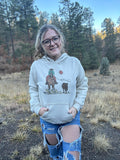 Roped ragged hoodie