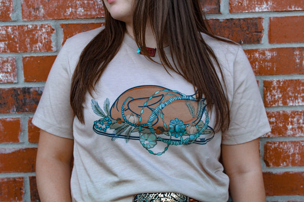 Turquoise Turkey tee