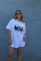 USA firework chicken tee