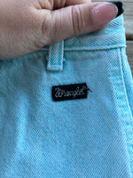 Pastel light-blue wranglers (sz: 6)