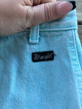 Pastel light-blue wranglers (sz: 6)