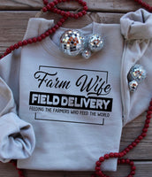 Farm wife field delivery
