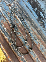 34" Navajo Bead Necklace