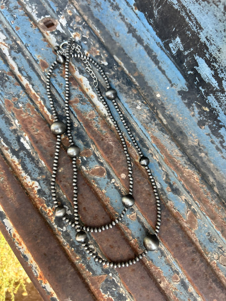 34" Navajo Bead Necklace