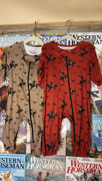 Cowboy infant Jammies