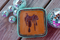 Mini jewelry box- saddle