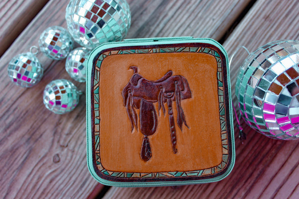 Mini jewelry box- saddle