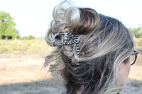 Navajo pearl claw clip