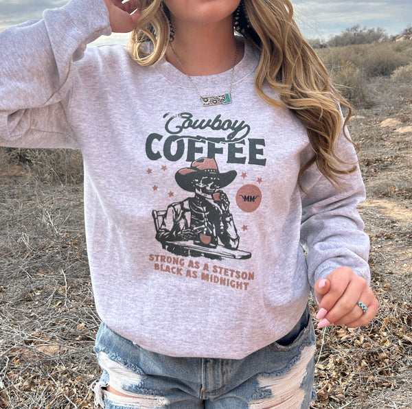 Cowboy coffee sweater