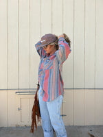 Vintage pearl snap shirt
