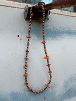 Sooner chip Navajo necklace