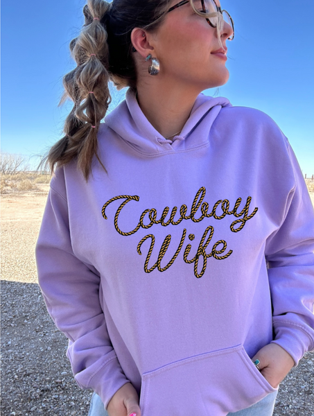 Cowboy wife hoodie