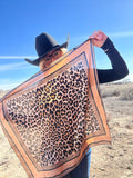 Cheetah print wild rag