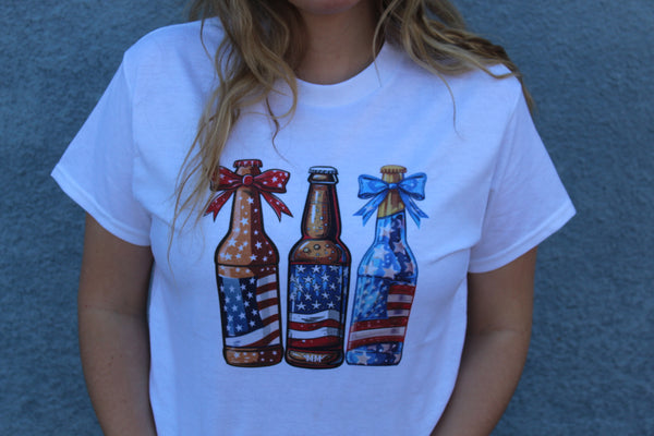 USA Beer tee