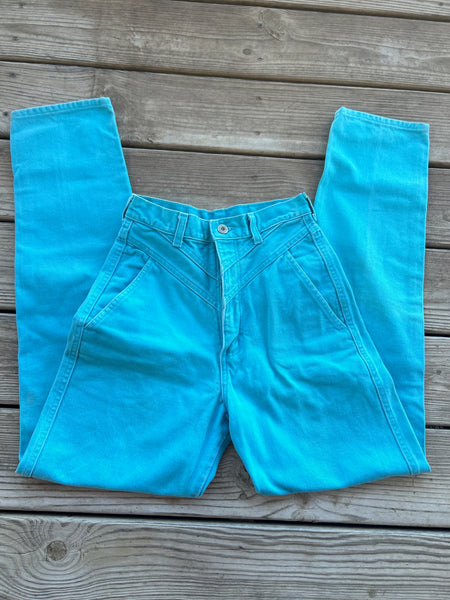 Turquoise vintage wranglers (3)