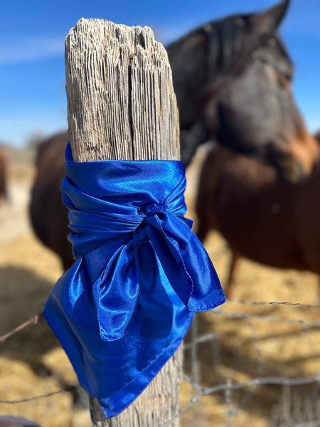 Royal blue wildrag