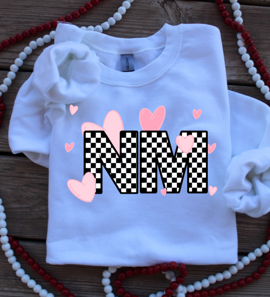 NM heart sweater