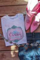 Pink coors tee