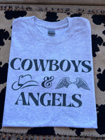 Cowboy and angels shirt