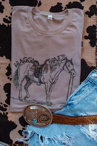 MM ranch horse tee