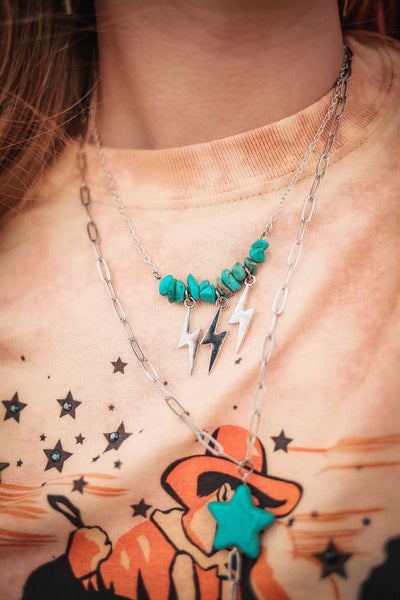 Cosmic cowgirl bar necklace
